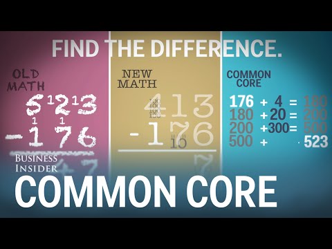 How Common Core subtraction works