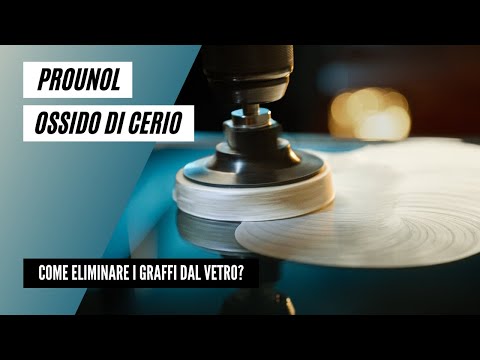 How to remove scratches from glass using PROUNOL Cerium Oxide?