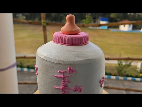 Cake design | baby shower cake | fondant work | prachiti's kitchen | 