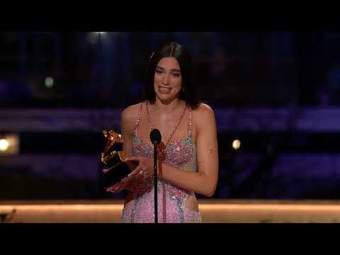 Dua Lipa Wins Best Pop Vocal Album | 2021 GRAMMY Awards Show Acceptance Speech