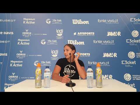 #OeirasLadiesOpen | Conferência de Imprensa de Francisca Jorge - 2R