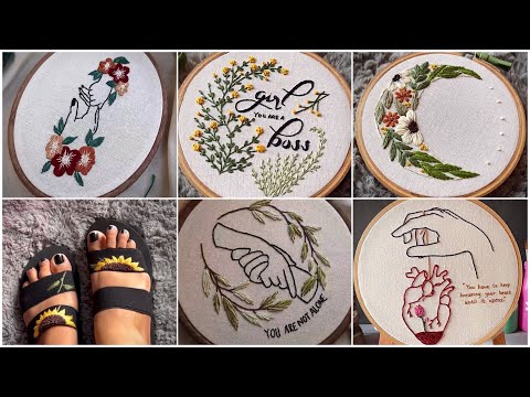 Hand Embroidery Compilation || Embroidery for Beginners || Let’s Explore