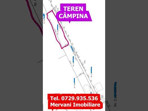 Teren de vanzare in Campina, Muscel — Video