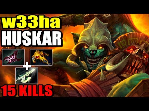 Huskar Rambo Style! w33 Gameplay 7.23 Epic Godlike Dota 2