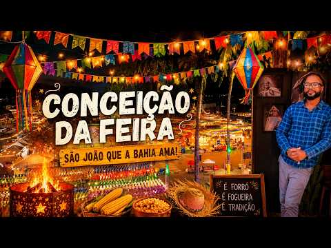 CONCEIÇÃO DA FEIRA NO SÃO JOÃO 2026! 🎉 A Decoração Mais Linda da Bahia Vista do Alto 🚁