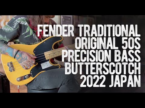 Fender Traditional Original 50s Precision Bass Butterscotch Blonde 2022 Japan