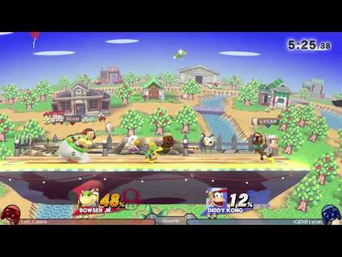 Smash WiiU - WTT1 - Singles - W2 - LoS_Castro (Bowser Jr.) vs tG|DtB Lycan (King Dedede, Diddy Kong)