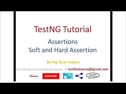 Selenium Java Testng Assertions Hard Assertion Vs Soft Assertion