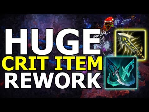 NEW CRIT ITEM REWORK! Massive Changes Coming Soon In Season 9 (League Of Legends)