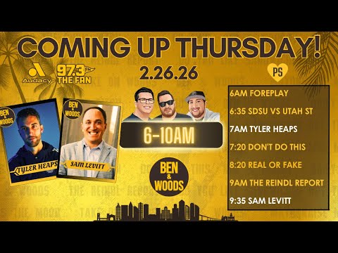 Ben & Woods LIVE: February 26th, 2027 - Back To Reality Following An Epic Spring Training Trip!