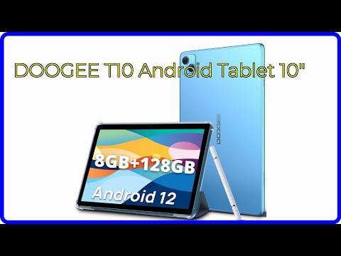 BEWERTUNG (2025): DOOGEE T10 Android Tablet 10". WESENTLICHE Einzelheiten