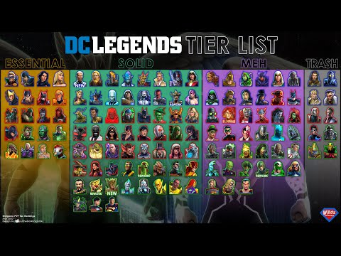 End Game PvP Tier List - March 2020 - Reworked Edition - DC Legends Mobile