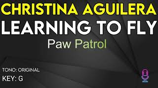Download lagu Christina Aguilera - Learning To Fly (From Paw Patrol) - Karaoke Instrumental mp3