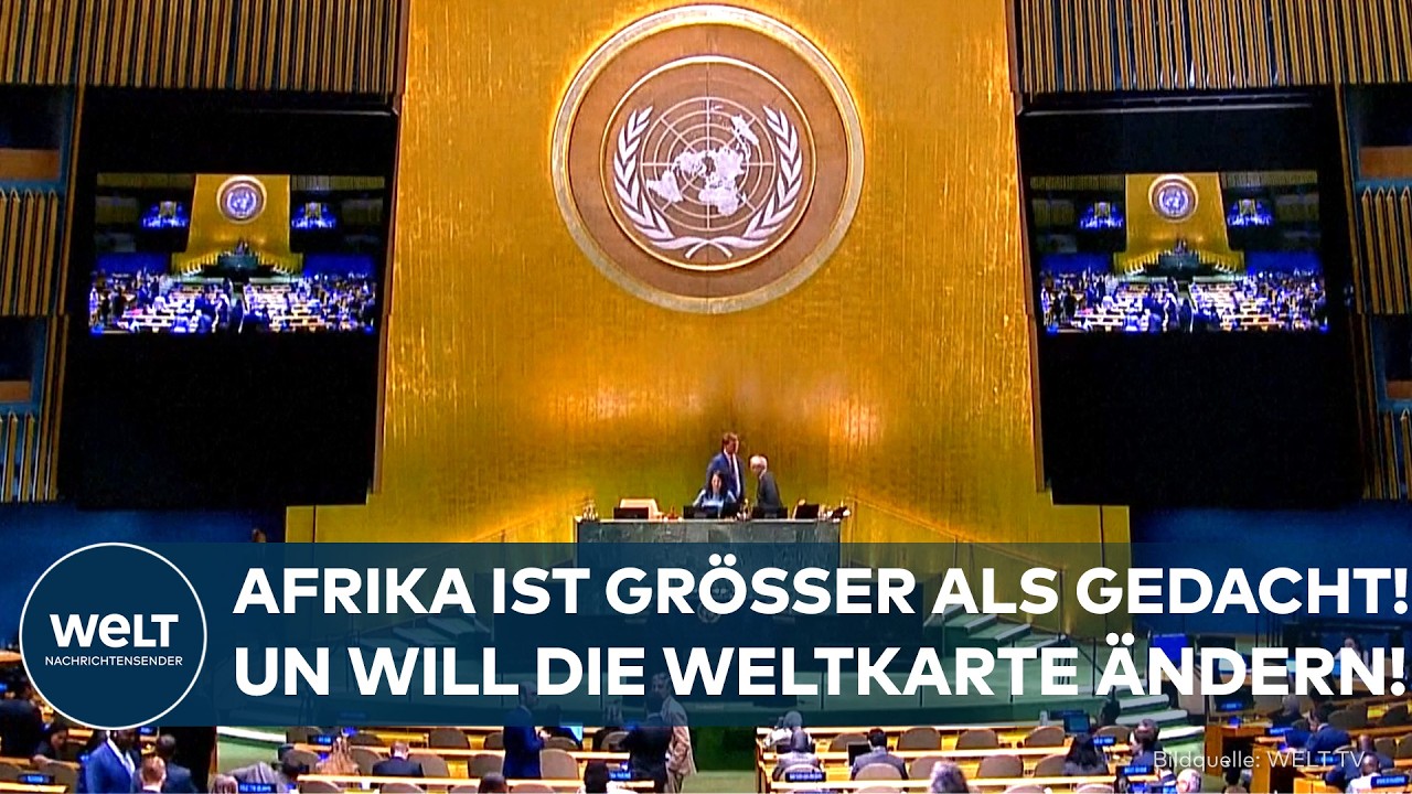 KARTEN-STREIT BEI DER UN: Die Weltkarte soll sich ändern! Afrika wird künftig größer dargestellt!