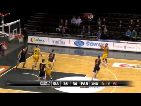 BBL: "Šiauliai" - "Port Of Parnu" 2016-02-10 highlights