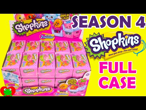 Shopkins Season 4 FULL CASE 30 Crates Baskets with 8 Ultra Rare Finds Video