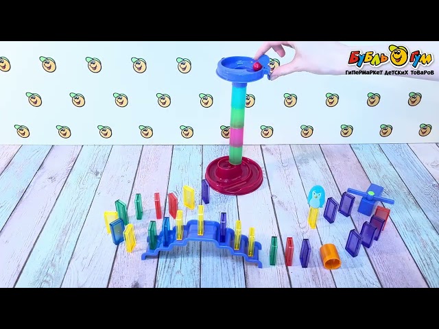Конструктор Lanson Toys Марблс с домино 43детали с 3лет - видео