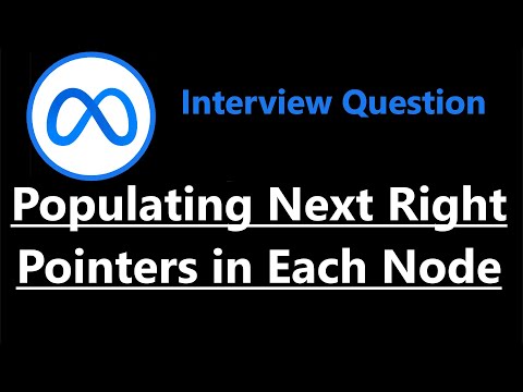 Populating Next Right Pointers In Each Node Leetcode 116 Python