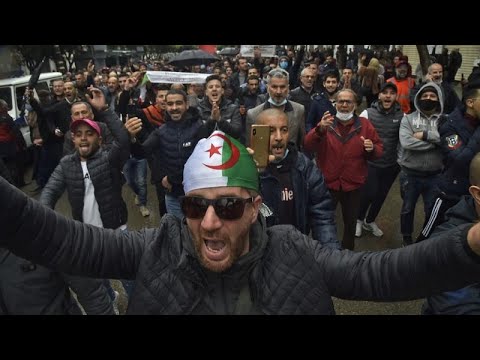 2 Jahre Hirak: Tausende Algerier protestieren gegen Präsident Tebboune