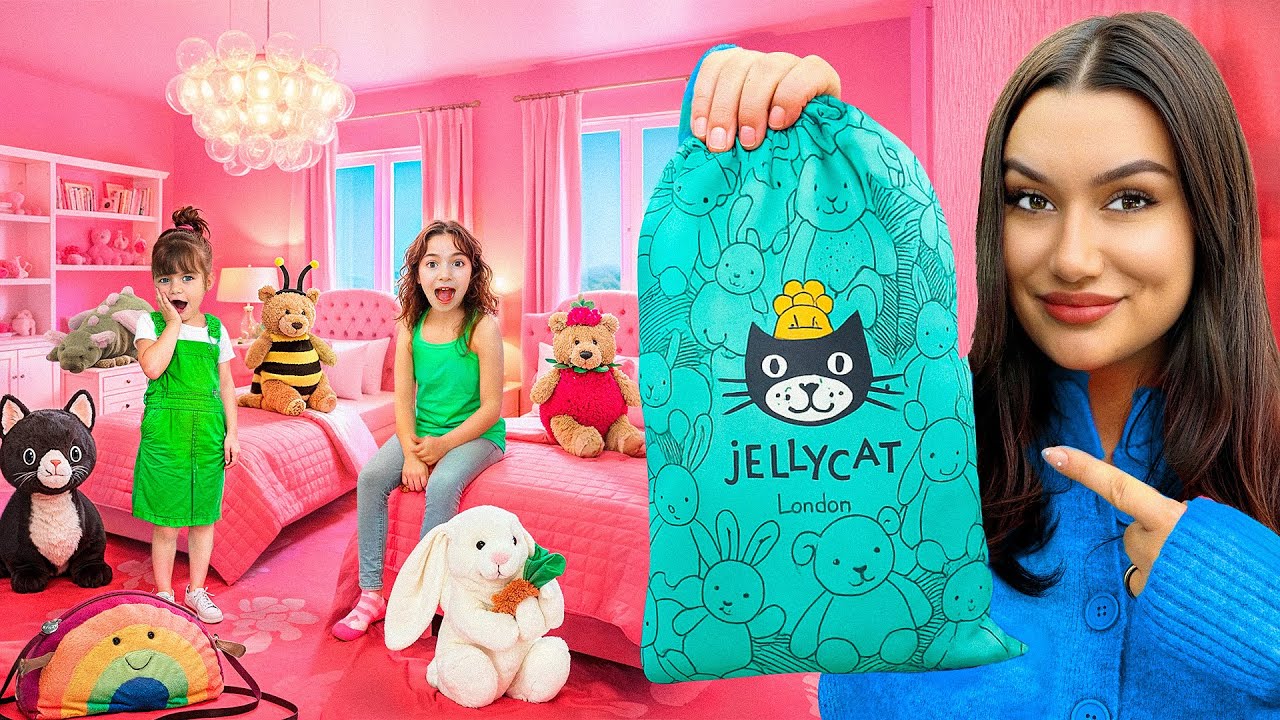 J'ai Construit Une Mega Chambre JELLYCAT Pour Mes Fille