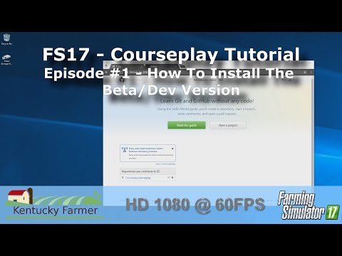FS17 How To Install Courseplay