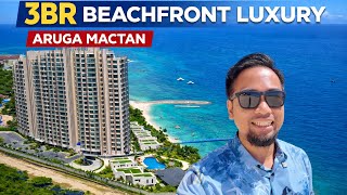 Aruga Mactan 3BR Condo Tour | Beachfront Luxury with 15sqm Balcony + Smeg Kitche