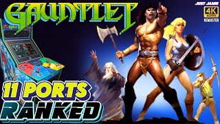 Which Version of Gauntlet Did I Rank No.1? (4K/60FPS Remaster #gauntlet #atari #arcadegames