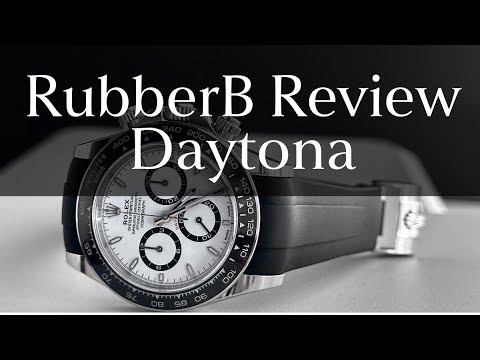 RUBBERB STRAP REVIEW - Best Strap for Rolex Daytona 126500LN