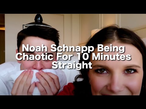 Noah Schnapp being chaotic for 10 minutes straight