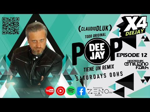 CLAUDIO DLUK | POP DEE JAY | EPISODE 12 #2000s #popdj #popdeejay #claudiodluk #x4radio #x4fm #x4dj