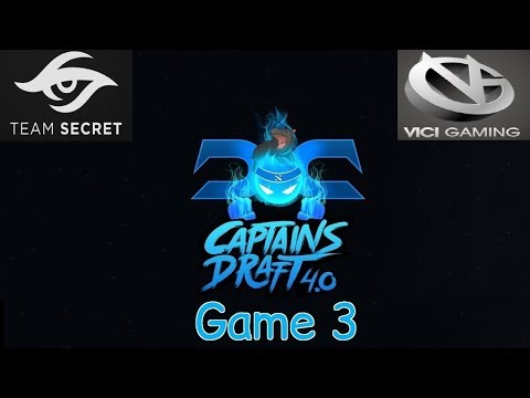 [ EN ] Secret vs VG - Game 3 - Captains Draft 4.0 - Finals - Highlights