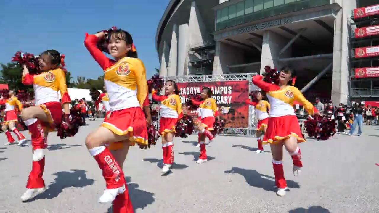 119「チアグランパス」 可愛い女の子達が見せるチアダンス！