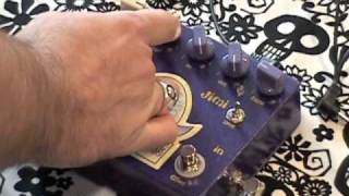Analog Alien Fuzz Bubble 45 dual fuzz guitar effects pedal demo