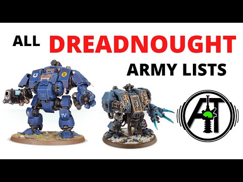 All Dreadnought Army Lists? Some Ideas...