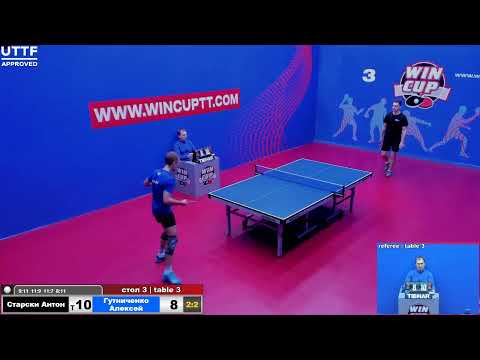 Старски Антон 3-2 Гутниченко Алексей Восток 3 WIN CUP 30.11.20  Зал 3