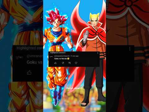 Goku VS Naruto | who is strongest 🤔?