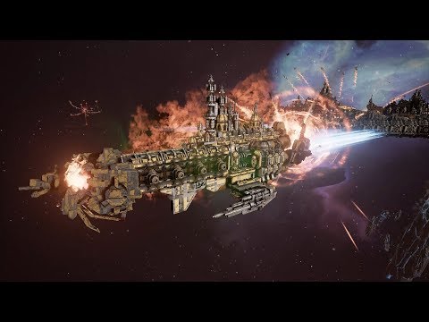 Space Marines (Dark Angels) vs Space Marines (Imperial Fists)! Rank 114 - Battlefleet Gothic Armada