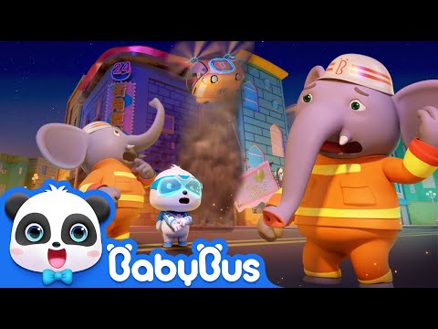 Super Panda Fireman, Action! | Rescue Grandpa Turtle | Super Panda Rescue Team | BabyBus