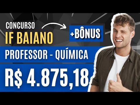 Apostila Concurso IF Baiano 2023 - Material EXCLUSIVO para Professor de Química