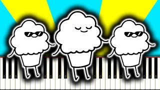 THE MUFFIN SONG (asdfmovie ft. Schmoyoho) - Piano Tutorial