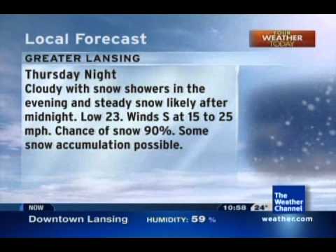 TWC Local Forecast- 12/08/10 10:57 EST