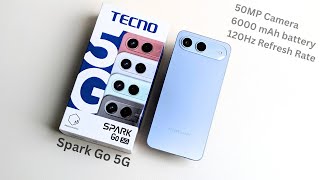 Tecno Spark Go 5g Unboxing and Review | 120Hz Refresh rate | 50MP Camera | 6000 mAh battery