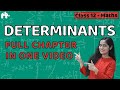 Determinants Class 12 Maths NCERT Chapter 4 CBSE JEE One Shot हिंदी में
