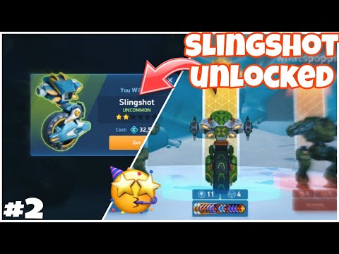 New mech Slingshot unlocked 🔓  F2p series || Mech arena