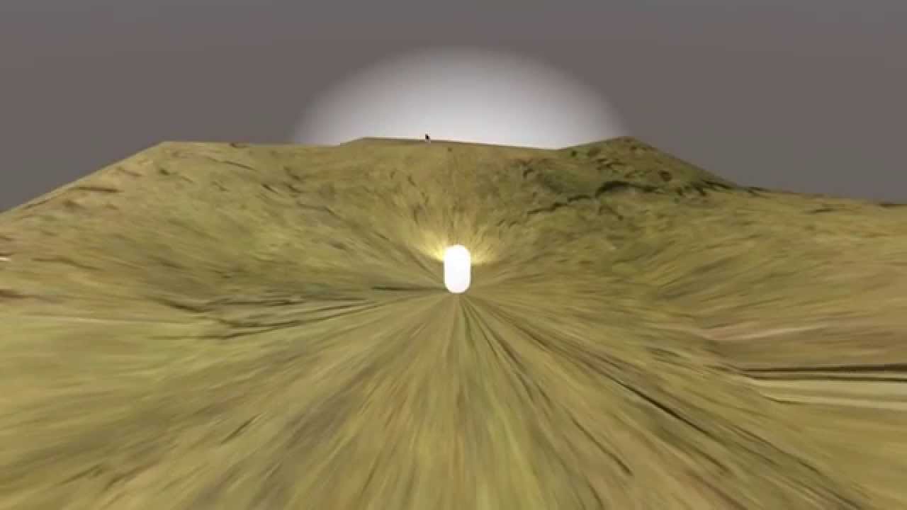 Planetary Terrain with gravity