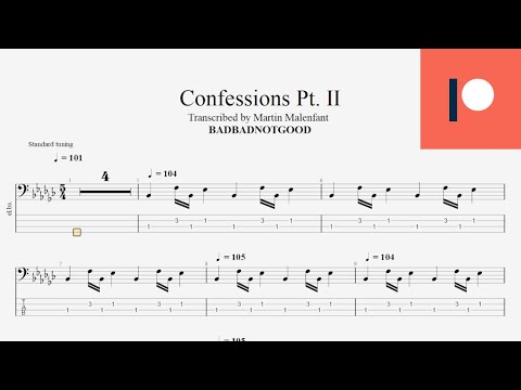 BADBADNOTGOOD - Confessions Pt. II (bass tab)