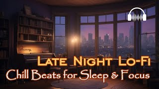 🌙 🎵 Late Night Lo Fi: 🎷 Chill Beats for Sleep & Focus