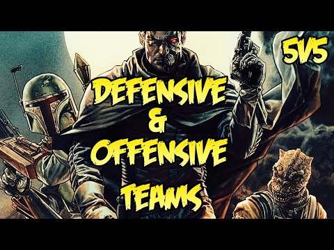 Grand arena - defensive and offensive teams 5v5