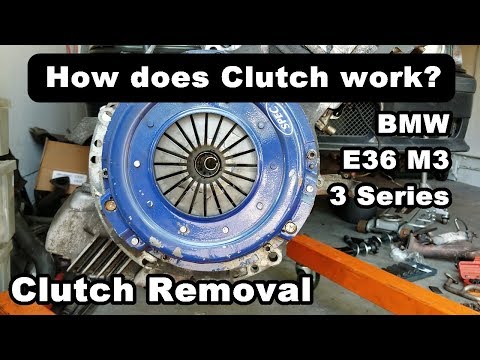 BMW E36 M3 Clutch Removal