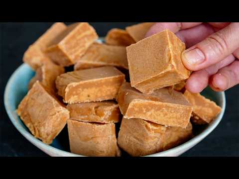 Easy Fudge Recipe - JUST 4 Ingredients - Made with Condensed Milk